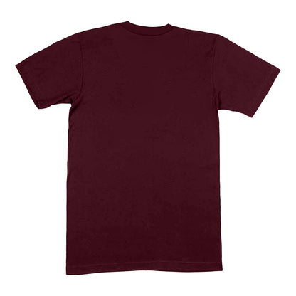 Maroon Red - Back - The Beatles Unisex Adult Stamp Out The T-Shirt