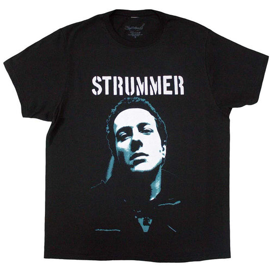 Black - Front - Joe Strummer Unisex Adult Iconic T-Shirt
