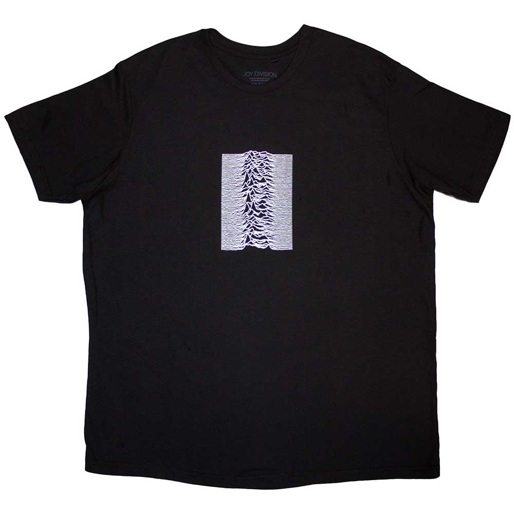 Black - Front - Joy Division Unisex Adult Lone Pulsar Back Print T-Shirt