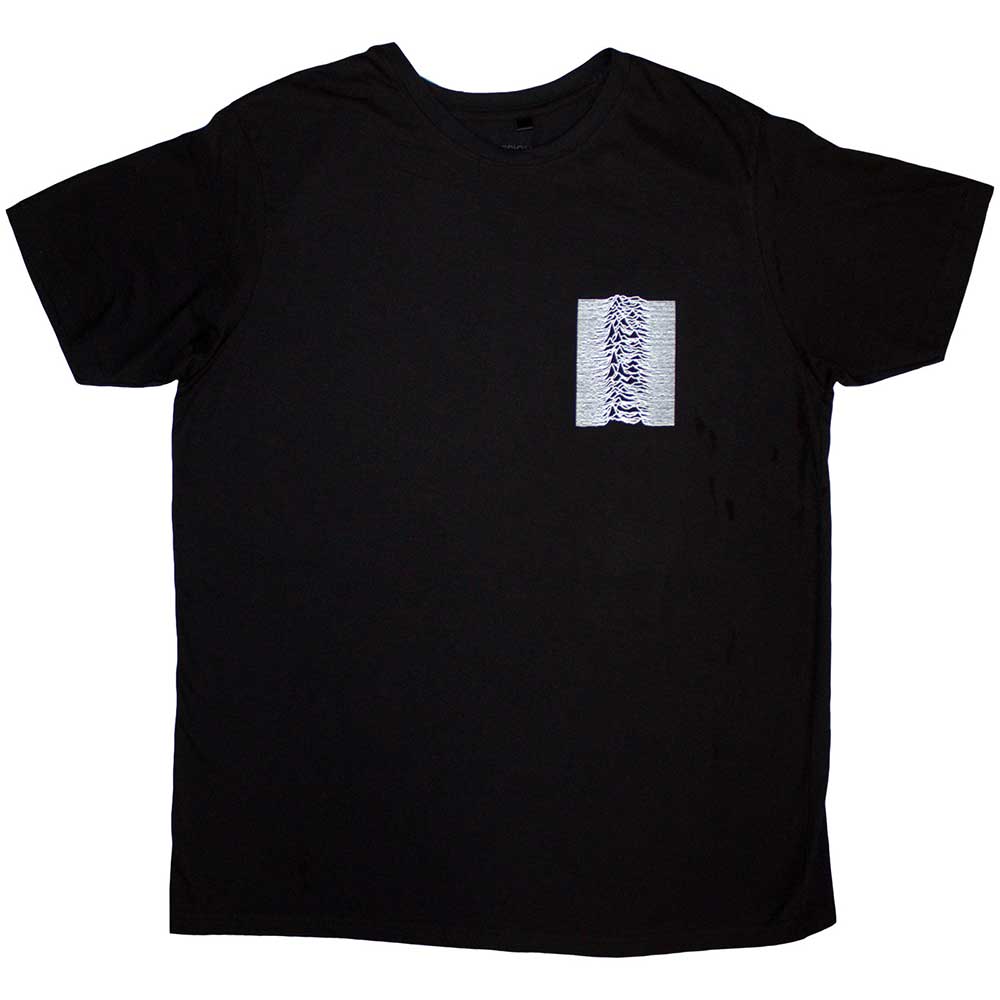 Black - Front - Joy Division Unisex Adult Pulsar Pocket Wave Back Print T-Shirt