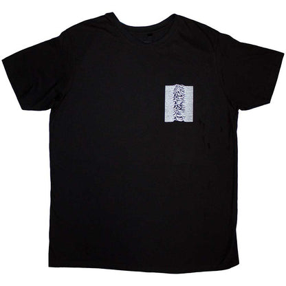 Black - Front - Joy Division Unisex Adult Pulsar Pocket Wave Back Print T-Shirt