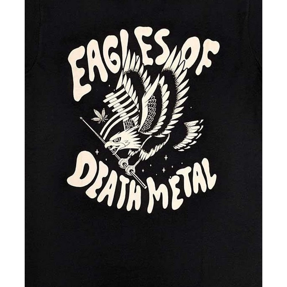 Black - Back - Eagles Of Death Metal Unisex Adult Eagle Ringer T-Shirt