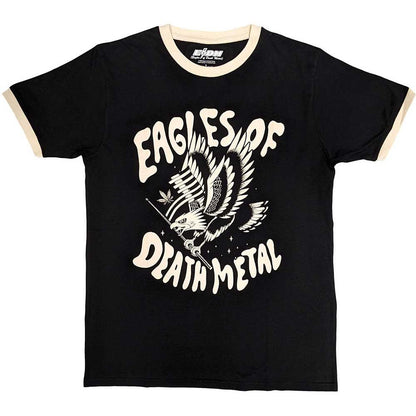 Black - Front - Eagles Of Death Metal Unisex Adult Eagle Ringer T-Shirt
