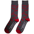 Charcoal Grey - Back - AC-DC Unisex Adult Logo Printed Socks