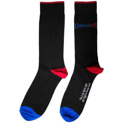 Black - Back - Grateful Dead Unisex Adult Logo Socks