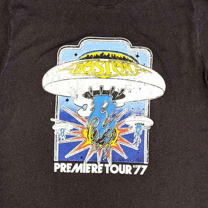 Black - Back - Boston Unisex Adult Premiere Tour T-Shirt