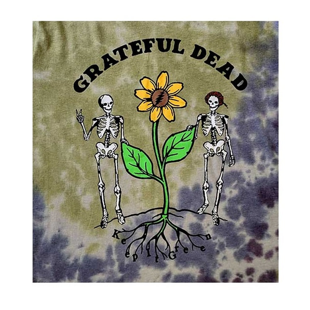Grey - Back - Grateful Dead Unisex Adult Keep It Green T-Shirt