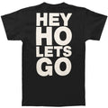 Black - Back - Ramones Unisex Adult Hey Ho Back Print T-Shirt