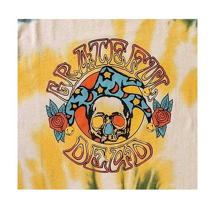 Natural - Back - Grateful Dead Unisex Adult Jester T-Shirt