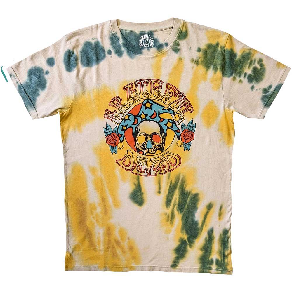 Natural - Front - Grateful Dead Unisex Adult Jester T-Shirt