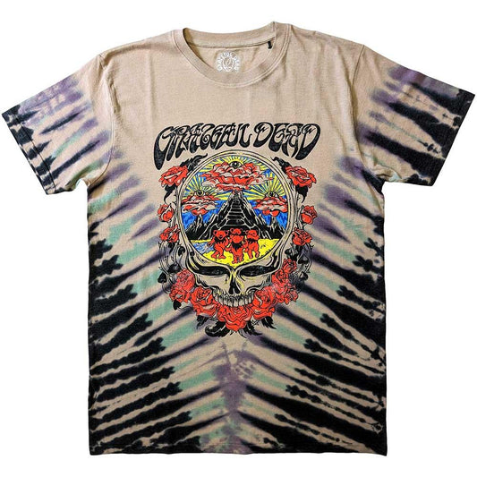 Sand - Front - Grateful Dead Unisex Adult Eye Clouds T-Shirt