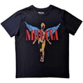 Black - Front - Nirvana Childrens-Kids Angelic T-Shirt