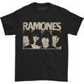 Black - Front - Ramones Unisex Adult Odeon Poster T-Shirt