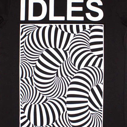 Black - Back - Idles Unisex Adult Psych Tubes T-Shirt