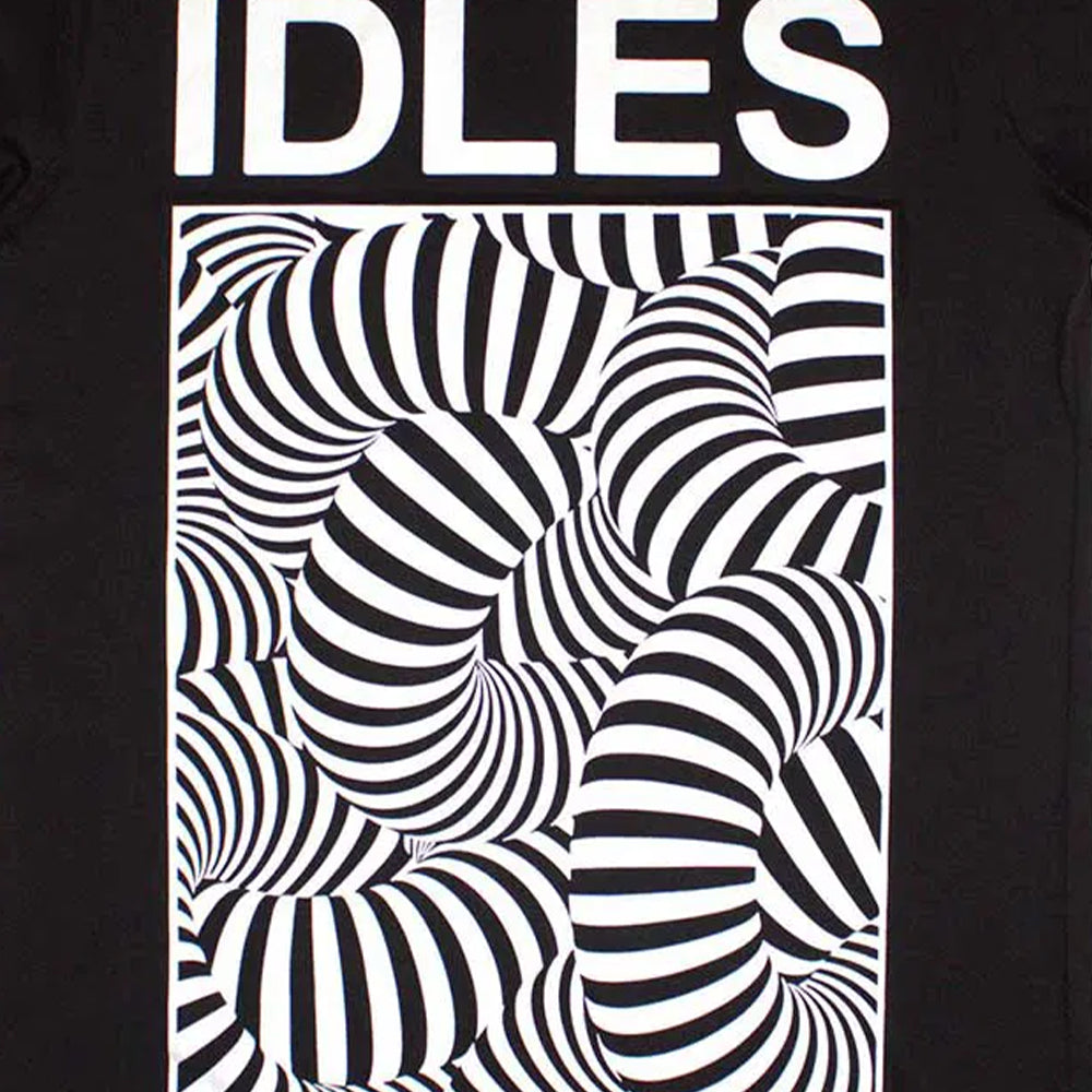 Black - Back - Idles Unisex Adult Psych Tubes T-Shirt
