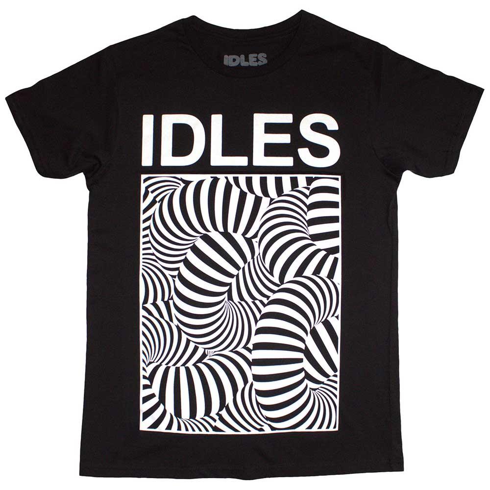 Black - Front - Idles Unisex Adult Psych Tubes T-Shirt