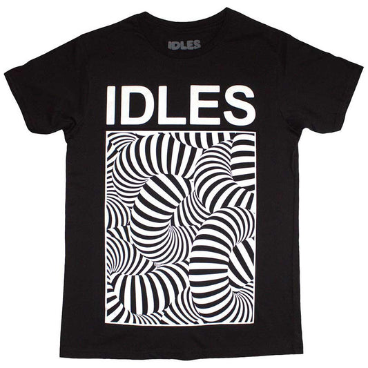 Black - Front - Idles Unisex Adult Psych Tubes T-Shirt