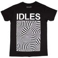 Black - Front - Idles Unisex Adult Psych Tubes T-Shirt