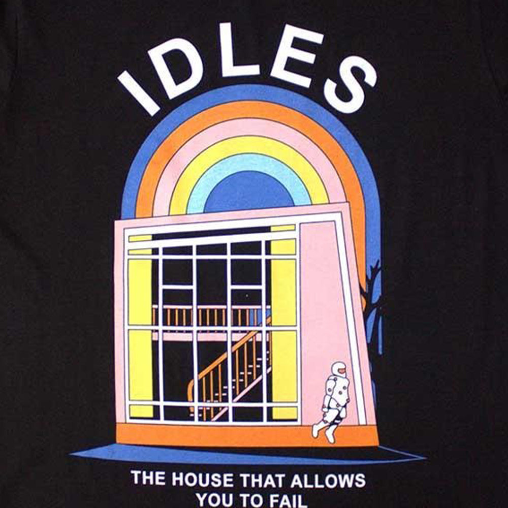 Black - Back - Idles Unisex Adult House T-Shirt
