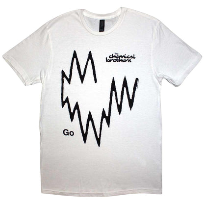 White - Front - The Chemical Brothers Unisex Adult Go T-Shirt
