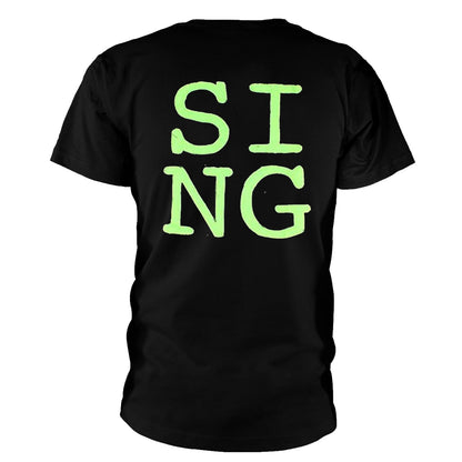 Black - Back - Ed Sheeran Unisex Adult Sing Pocket T-Shirt