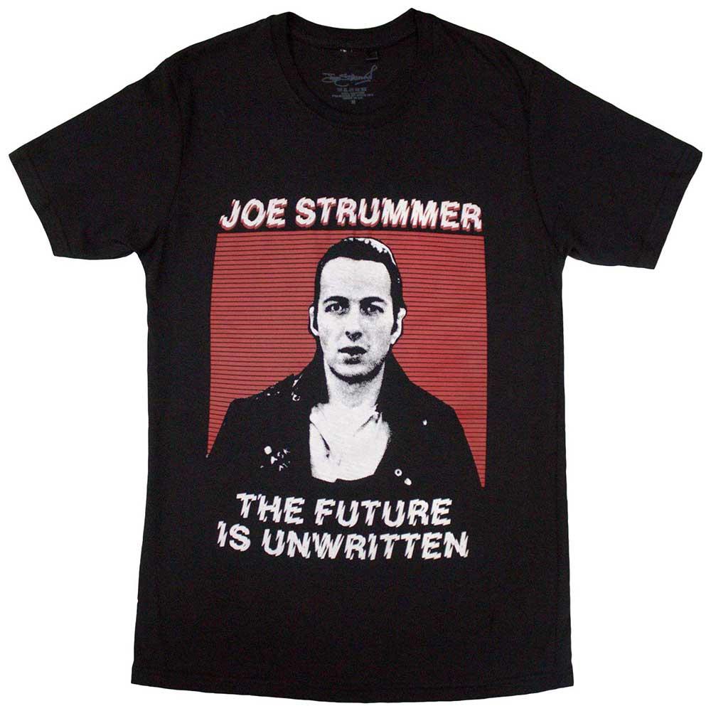 Black - Front - Joe Strummer Unisex Adult The Future Is Unwritten T-Shirt