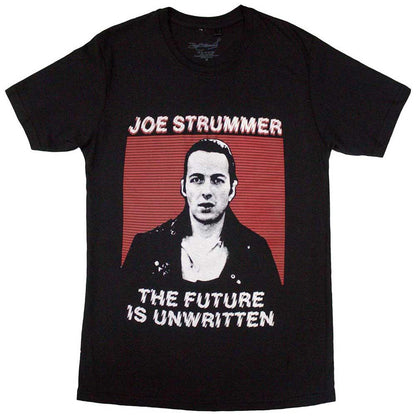 Black - Front - Joe Strummer Unisex Adult The Future Is Unwritten T-Shirt