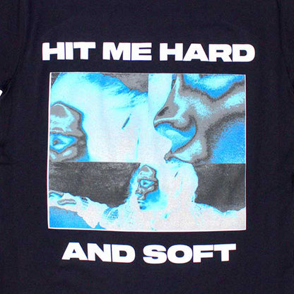 Navy Blue - Back - Billie Eilish Unisex Adult Hit Me Hard And Soft Negatives T-Shirt