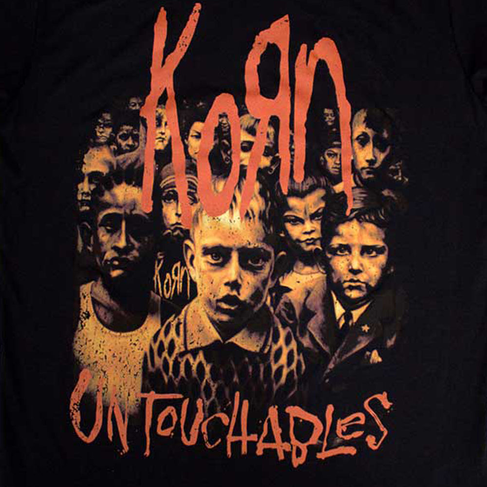 Black - Back - Korn Unisex Adult Untouchable T-Shirt