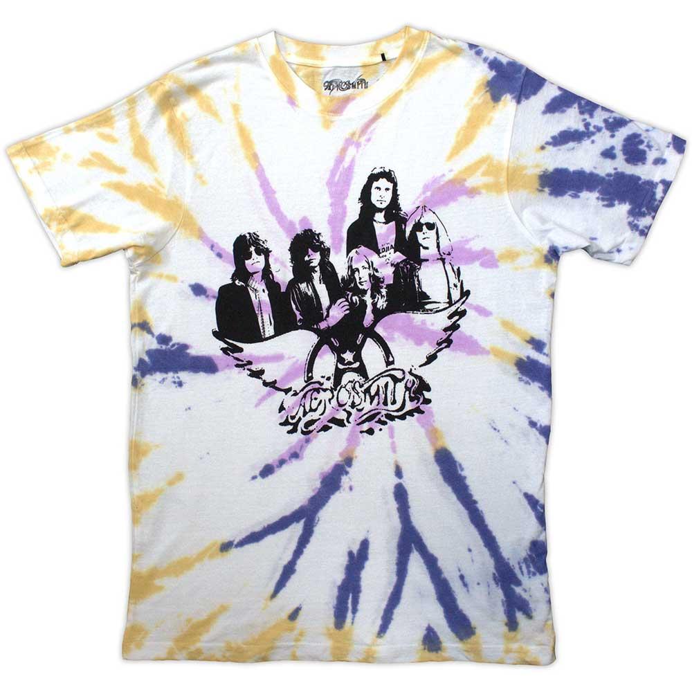 Natural - Front - Aerosmith Unisex Adult Wash Collection Photo Wings T-Shirt