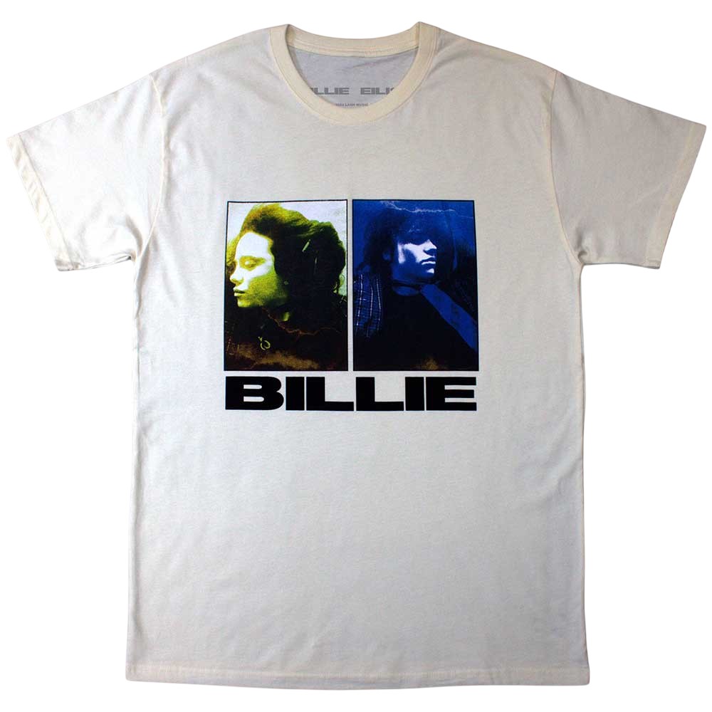 Natural - Front - Billie Eilish Unisex Adult Under Water T-Shirt