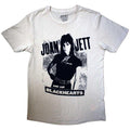 Sand - Front - Joan Jett & The Black Hearts Unisex Adult Crosshatch T-Shirt
