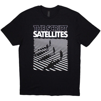 Black - Front - The Script Unisex Adult Satellites T-Shirt