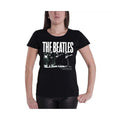 Black - Back - The Beatles Womens-Ladies 1963 The Palladium T-Shirt