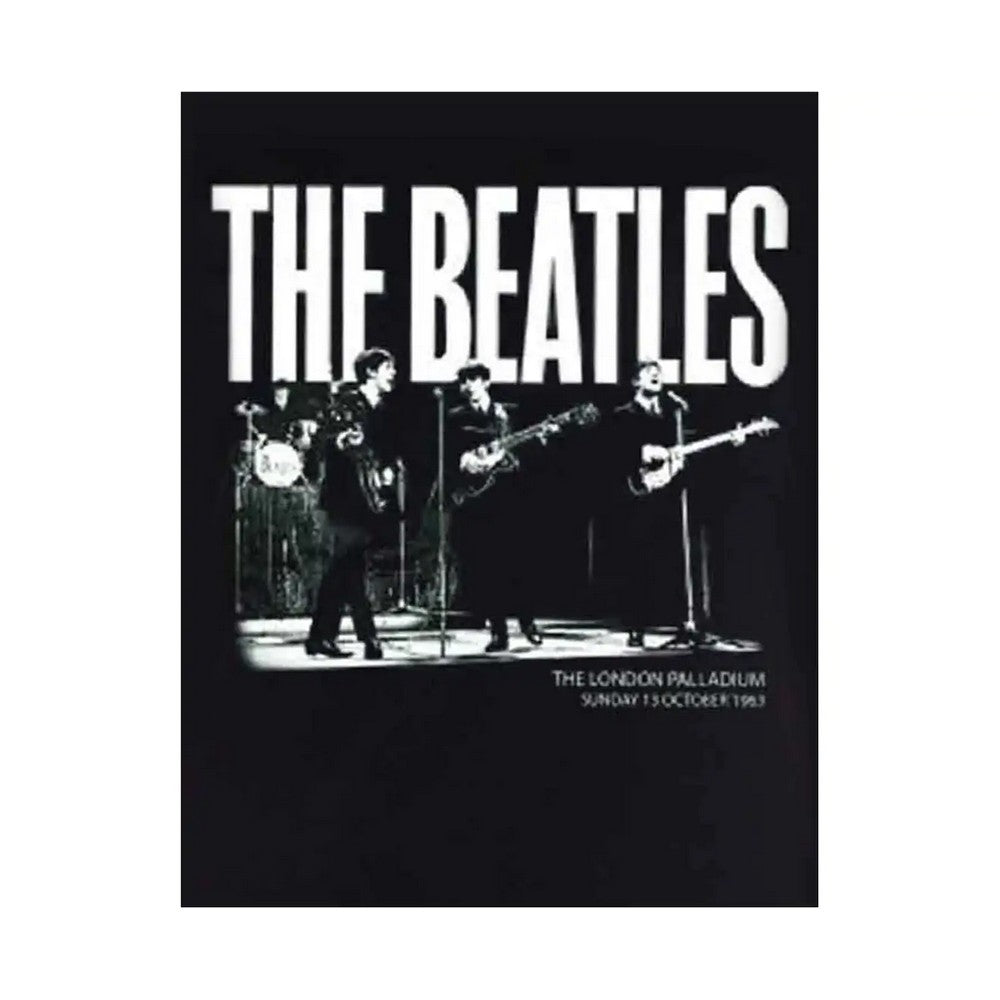 Black - Side - The Beatles Womens-Ladies 1963 The Palladium T-Shirt