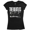 Black - Front - The Beatles Womens-Ladies 1963 The Palladium T-Shirt