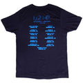 Navy Blue - Back - U2 Unisex Adult Logo E+I 2018 Tour Dates Back Print T-Shirt