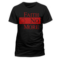 Black - Front - Faith No More Unisex Adult Logo T-Shirt