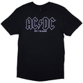 Black - Front - AC-DC Unisex Adult History Logo T-Shirt