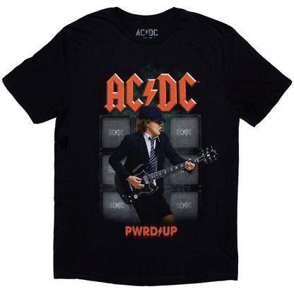 Black - Front - AC-DC Unisex Adult Angus Soundwall PWR-UP EU Tour ´24 Back Print T-Shirt