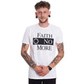 White - Front - Faith No More Unisex Adult Classic V.2 Logo T-Shirt