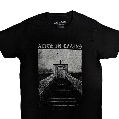 Black - Back - Alice In Chains Unisex Adult Stairway T-Shirt
