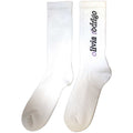 White - Back - Olivia Rodrigo Unisex Adult Spill Your Guts Terrycloth Socks