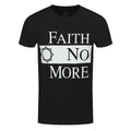 Black - Front - Faith No More Unisex Adult Classic V.2 Logo T-Shirt