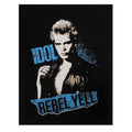 Black - Back - Billy Idol Unisex Adult Rebel Yell T-Shirt