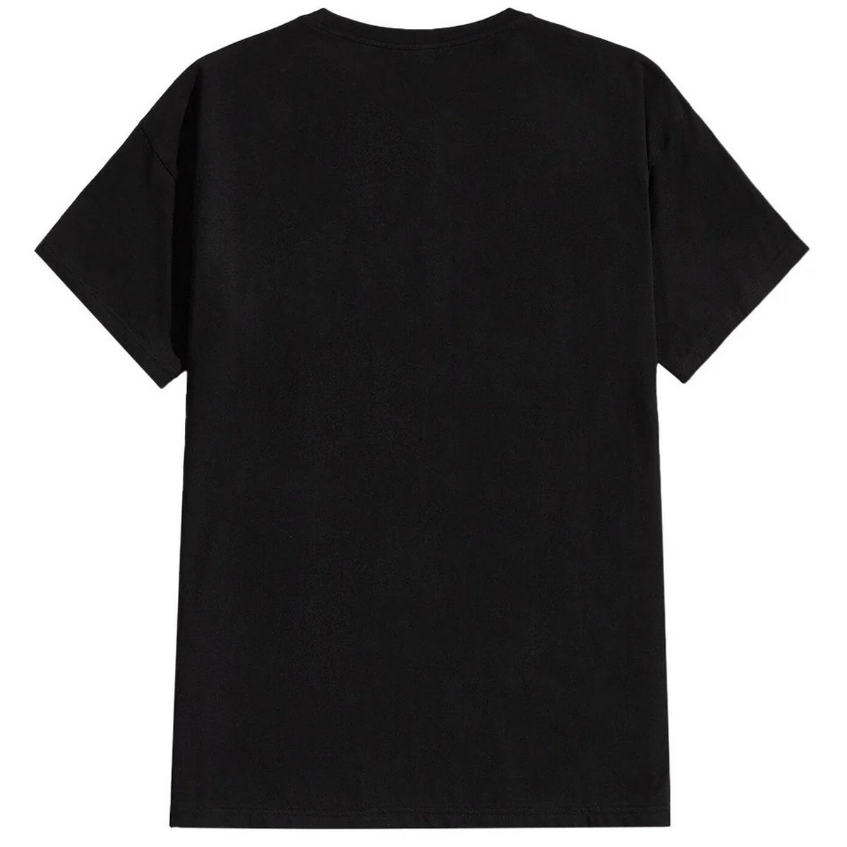 Black - Back - In Flames Unisex Adult Ghost In My Head T-Shirt
