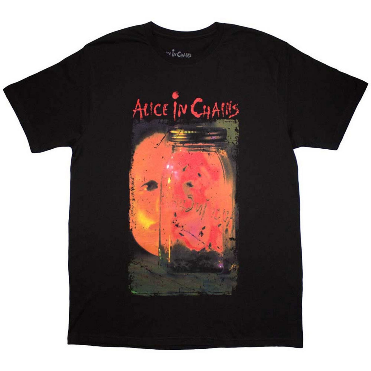 Black - Front - Alice In Chains Unisex Adult Jar Of Flies T-Shirt