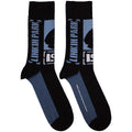 Black - Front - Linkin Park Unisex Adult Crouch Socks