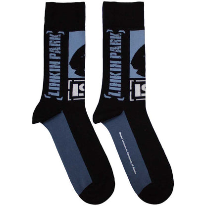 Black - Front - Linkin Park Unisex Adult Crouch Socks