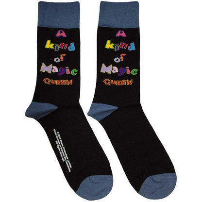 Black - Front - Queen Unisex Adult A Kind Of Magic Socks